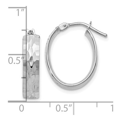 10K Yellow Gold Hoop Earrings – view 4