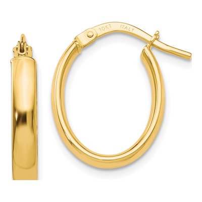 10K Yellow Gold Hoop Earrings