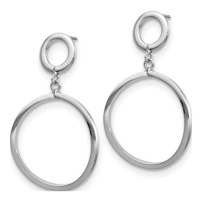 10K Yellow Gold Dangle Earrings – view 3