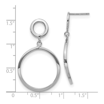 10K Yellow Gold Dangle Earrings – view 5