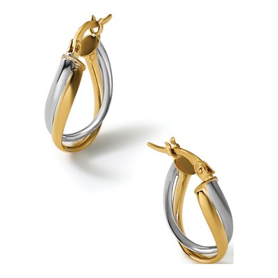 10K Yellow Gold Hoop Earrings – view 6