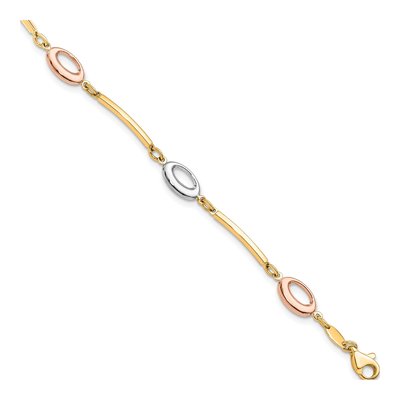 10K Tri-Color Gold Bracelet