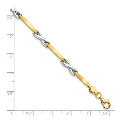 10K Two-Tone Gold Bracelet – view 4