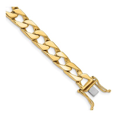 10K Yellow Gold 7.9mm Curb Link Bracelet