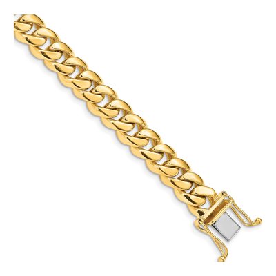 10K Yellow Gold 8.7mm Miami Cuban Chain Bracelet
