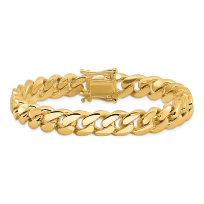 10K Yellow Gold 10.7mm Miami Cuban Chain Bracelet – view 4