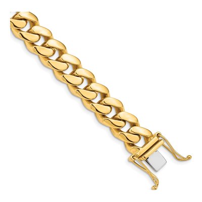 10K Yellow Gold 10.7mm Miami Cuban Chain Bracelet