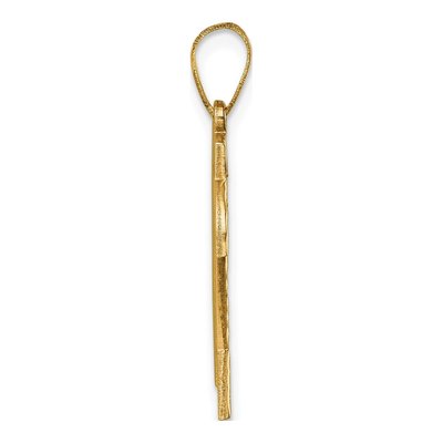 10K Yellow Gold Number 24 Pendant – view 2