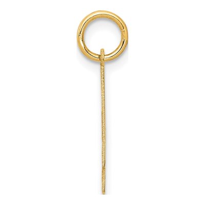 10K Yellow Gold Number 4 Pendant – view 3