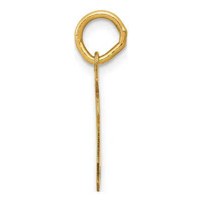 10K Yellow Gold Number 5 Charm – view 3