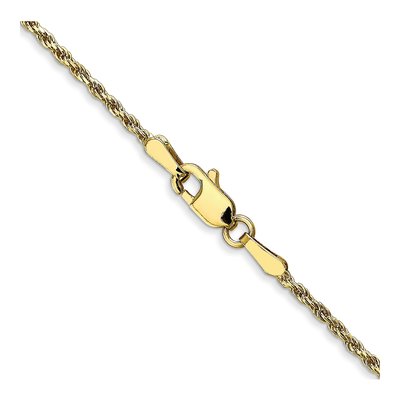 10K Yellow Gold 1.3mm Diamond-Cut Rope Chain – view 3
