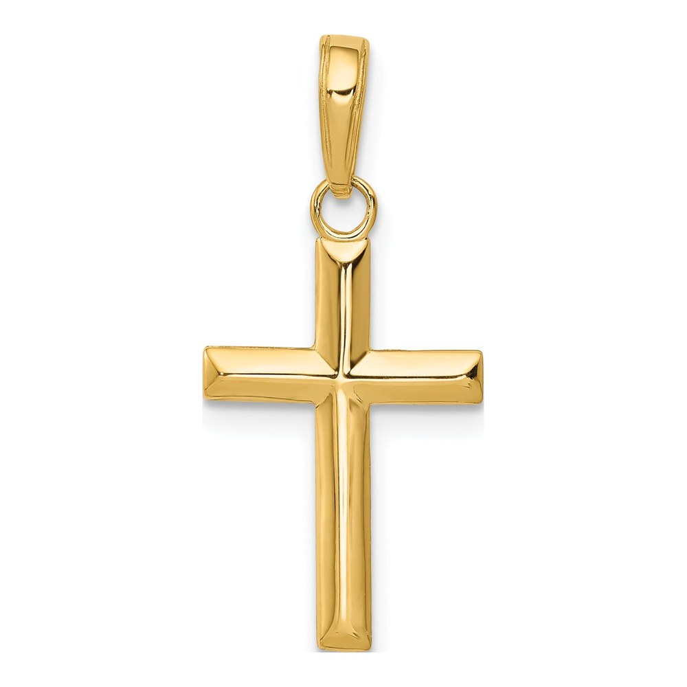 10K Yellow Gold Small Cross Pendant