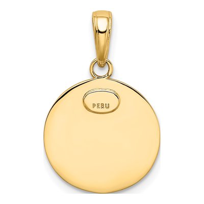 10K Yellow Gold Saint Christopher Medal Charm – view 5