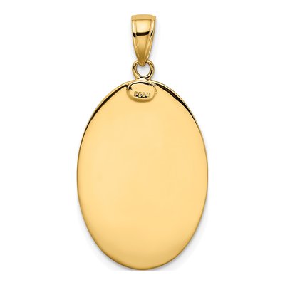 10K Yellow Gold Saint Christopher Medal Pendant – view 5