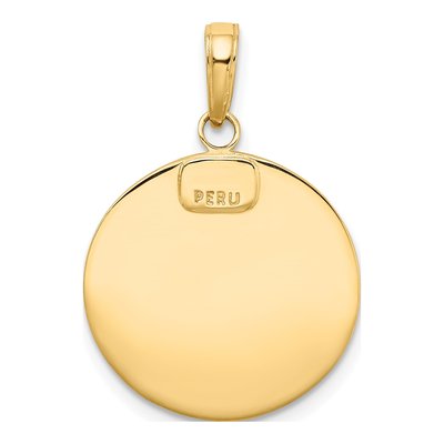 10K Yellow Gold Saint Christopher Medal Pendant – view 5