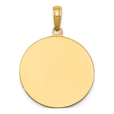 10K Yellow Gold Saint Joseph Medal Pendant – view 5