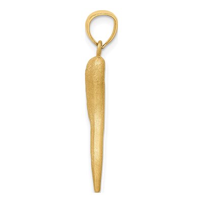 10K Yellow Gold Horn Pendant – view 3