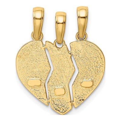10K Yellow Gold Big Sis Mom Lil Set Charm – view 4