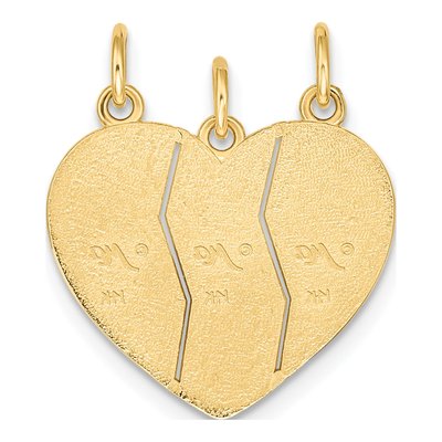 10K Yellow Gold BIG SIS LIL Set Charm – view 5