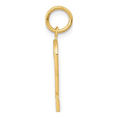 10K Yellow Gold Number 2 Charm – view 3