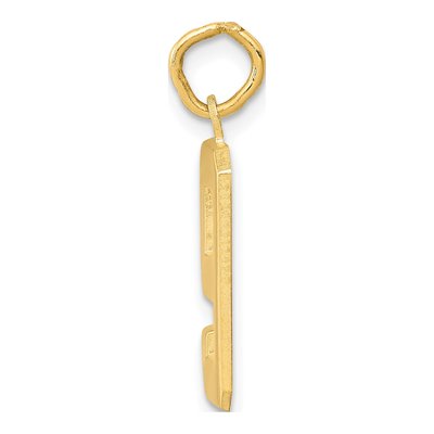 10K Yellow Gold Number 9 Charm – view 3