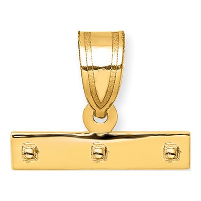 10K Yellow Gold Top Charm – view 5