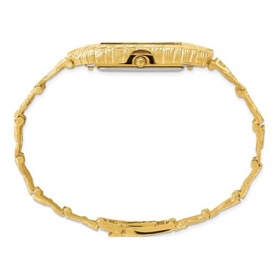 10K Gold Nugget Watch, Black Square Dial, 8 in – view 4