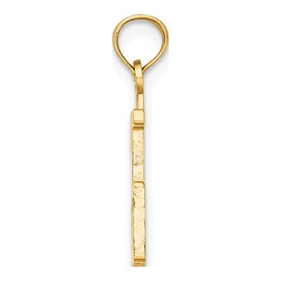 10K Yellow Gold Small Number 25 Pendant – view 3