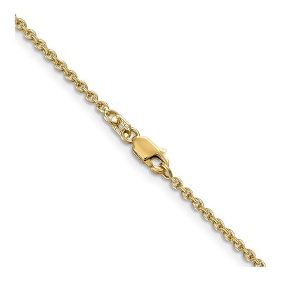 10K Yellow Gold 1.8mm Forzantine Chain – view 3