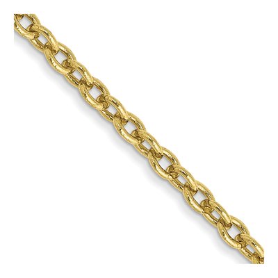 10K Yellow Gold 1.8mm Forzantine Chain