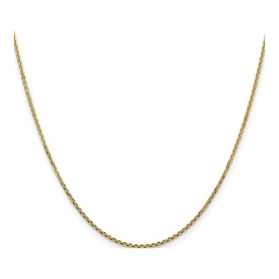 10K Yellow Gold 1.45mm Diamond-Cut Cable Chain – view 2