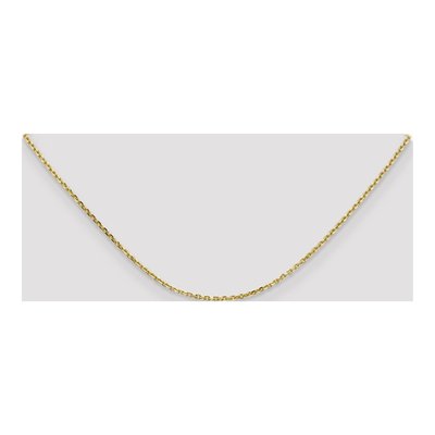 10K Yellow Gold 1.65mm Diamond-Cut Cable Chain – view 4