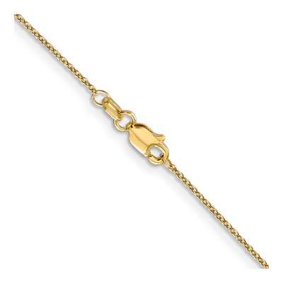 10K Yellow Gold 0.9mm Cable Chain – view 3