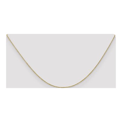 10K Yellow Gold 0.9mm Cable Chain – view 4