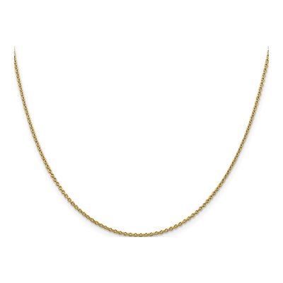 10K Yellow Gold 1.4mm Forzantine Chain – view 2