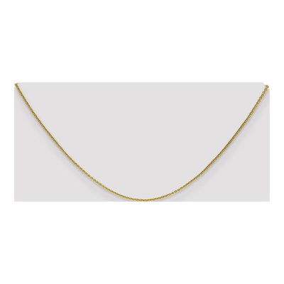 10k Yellow Gold 1mm Cable Chain Necklace, 22 in – view 4