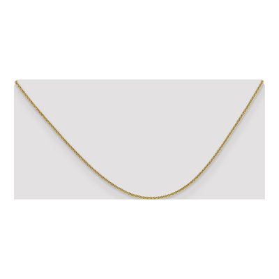 10K Yellow Gold 1.4mm Round Open Cable Chain – view 4