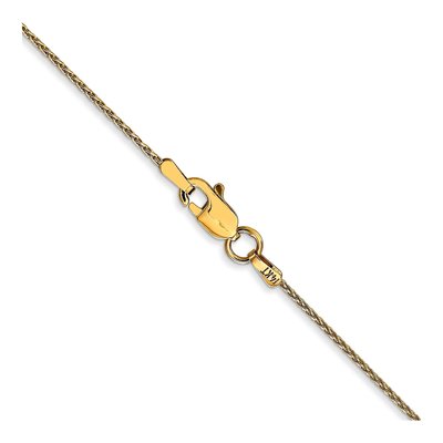 10K Yellow Gold 1mm Wheat Chain – view 3