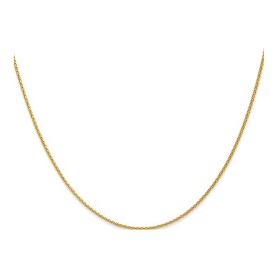 10K Yellow Gold 1.2mm Wheat Chain – view 2