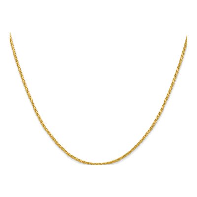 10K Yellow Gold 1.5mm Wheat Chain – view 2