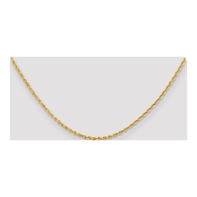 10K Yellow Gold 2.25mm Diamond-Cut Quadruple Rope Chain – view 4