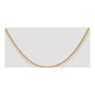 10K Yellow Gold 2.75mm Diamond-Cut Quadruple Rope Chain – view 4