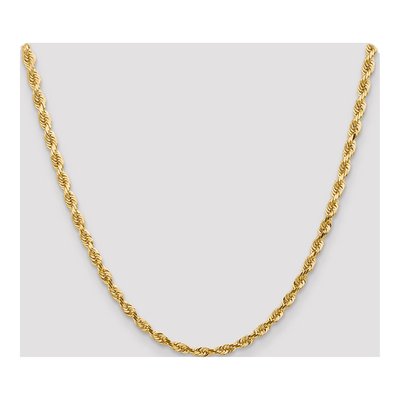 10K Yellow Gold 4.5mm Diamond-Cut Quadruple Rope Chain – view 4