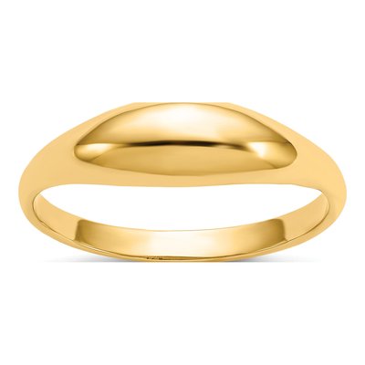 10K Yellow Gold Dome Ring