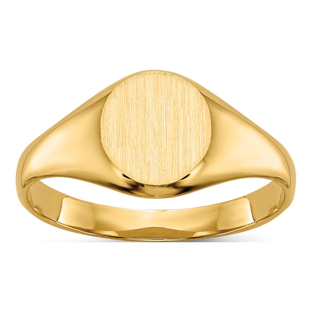 10K Yellow Gold Baby Signet Ring