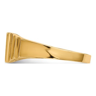 10K Yellow Gold Baby Signet Ring – view 5