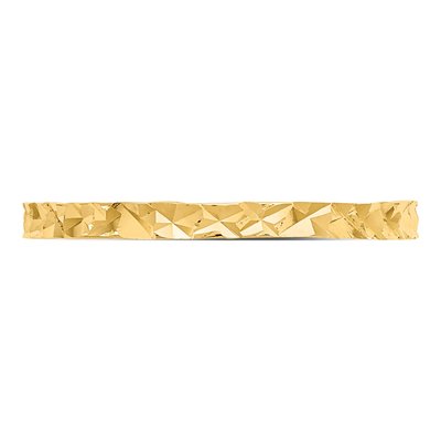 10K Yellow Gold Diamond-Cut Baby Ring – view 5