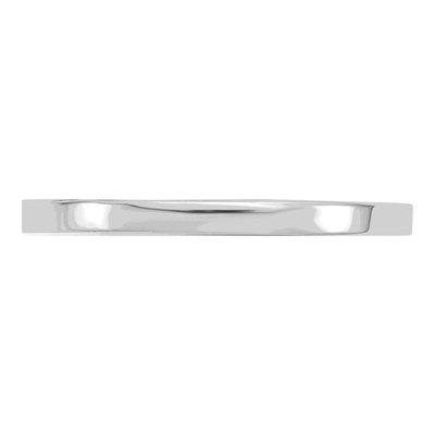 10K White Gold Baby Ring – view 3