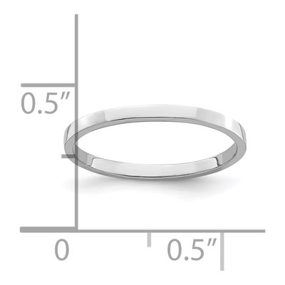 10K White Gold Baby Ring – view 4