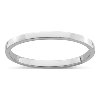10K White Gold Baby Ring
